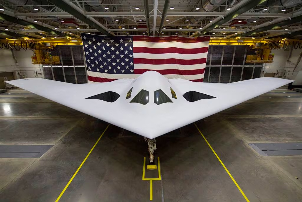 The inaugural flight of the latest Stealth Bomber, a highly classified addition to the Air Force’s fleet, takes place.